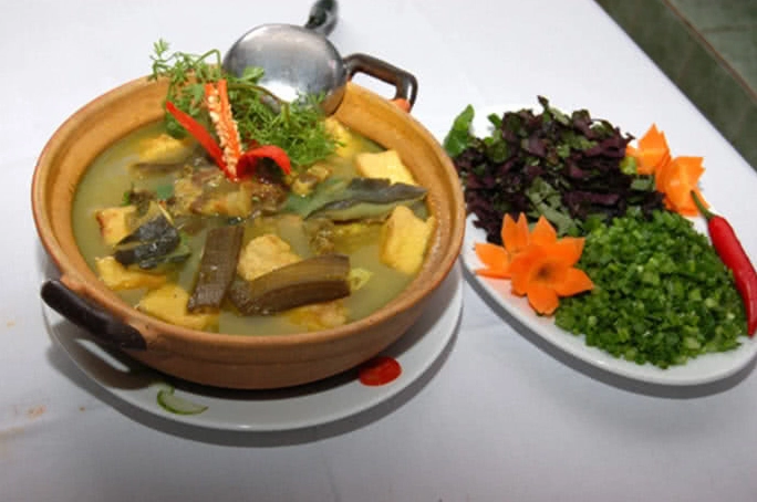 Thành phẩm món ba ba om chuối đậu thơm lừng hấp dẫn