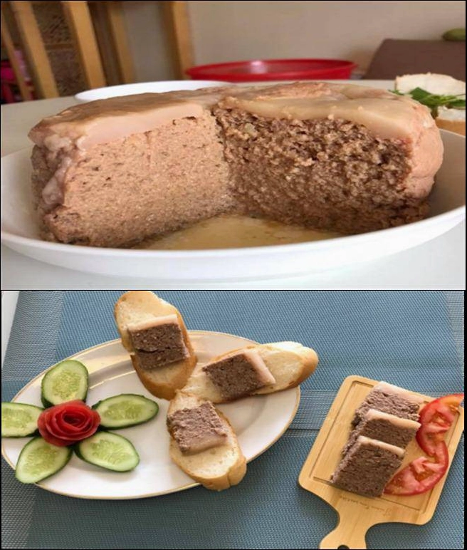 Thành phẩm pate thơm ngon hấp dẫn