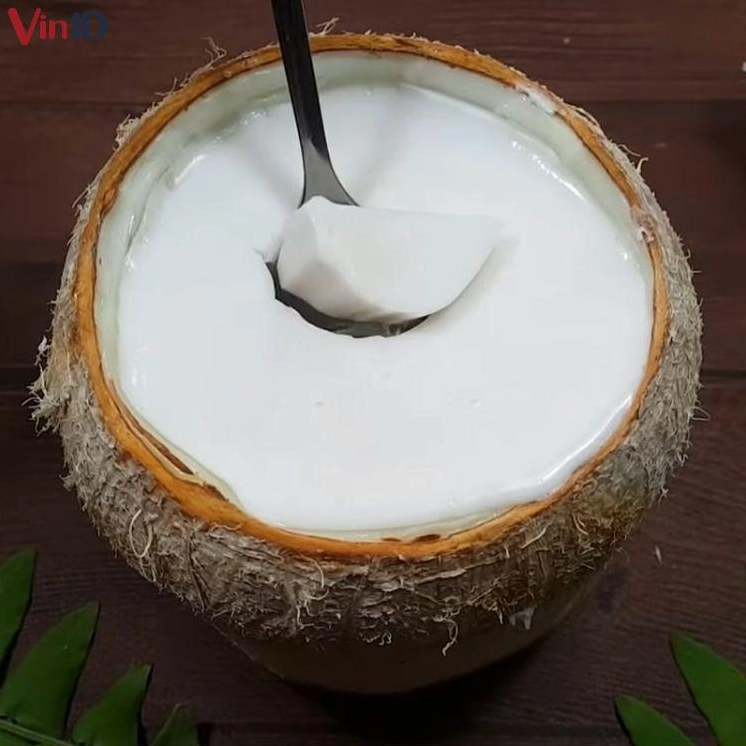 Thành phẩm rau câu dừa tươi mát