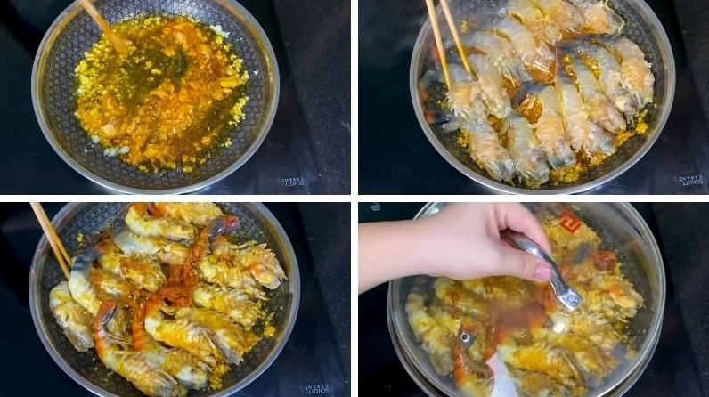 Thành phẩm tôm kho tàu kiểu miền Tây ăn kèm cơm trắng cực kỳ tốn cơm