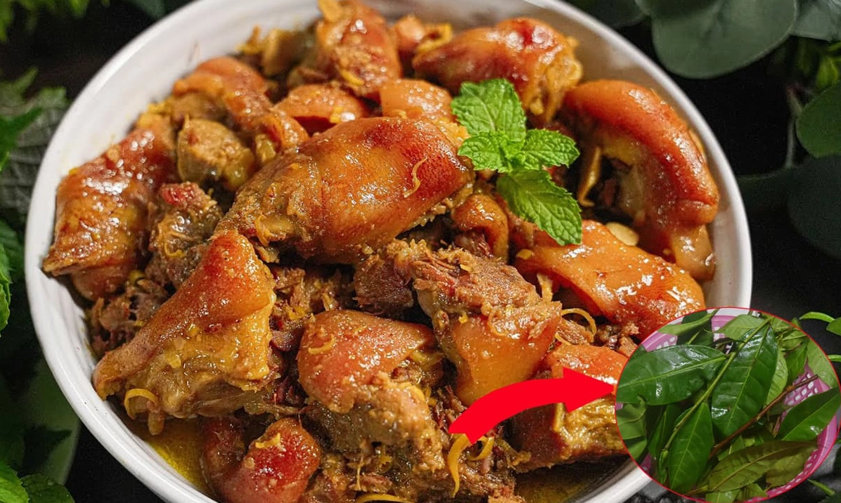 Thịt đang được xào săn trên bếp tỏa mùi thơm hấp dẫn