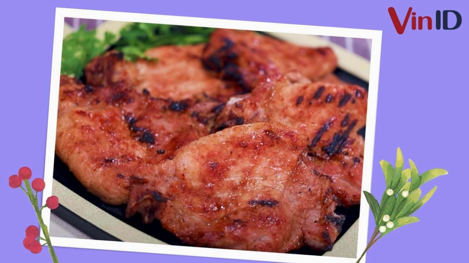 Thịt sườn cốt lết tươi ngon chuẩn bị cho món nướng