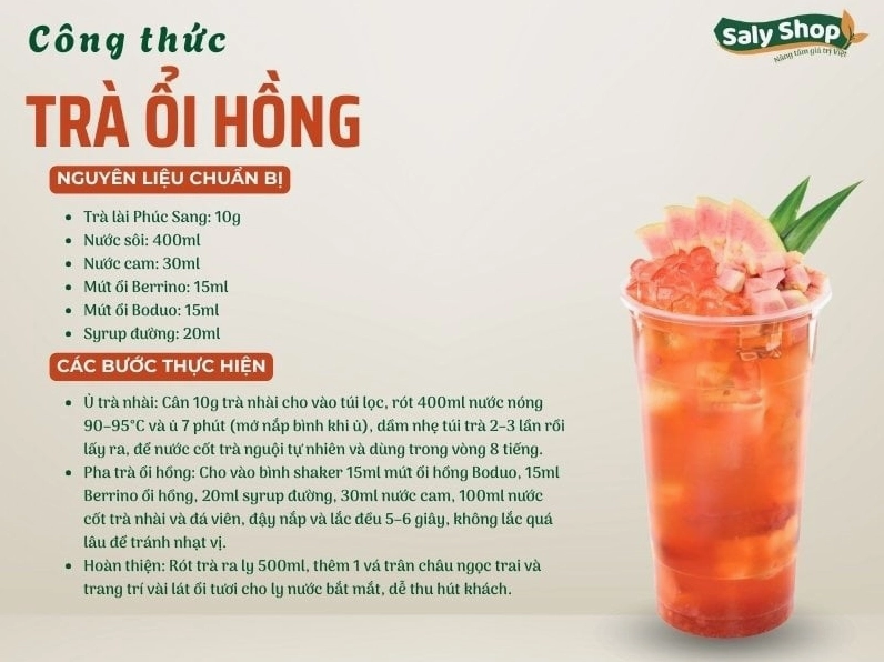 Trà trái cây thanh mát