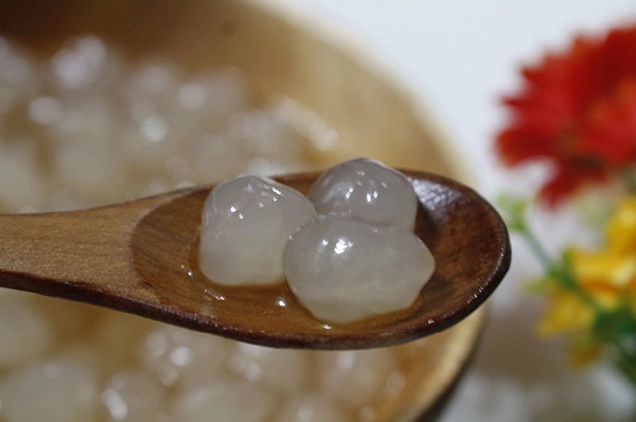Trân châu trắng thành phẩm trong veo hấp dẫn