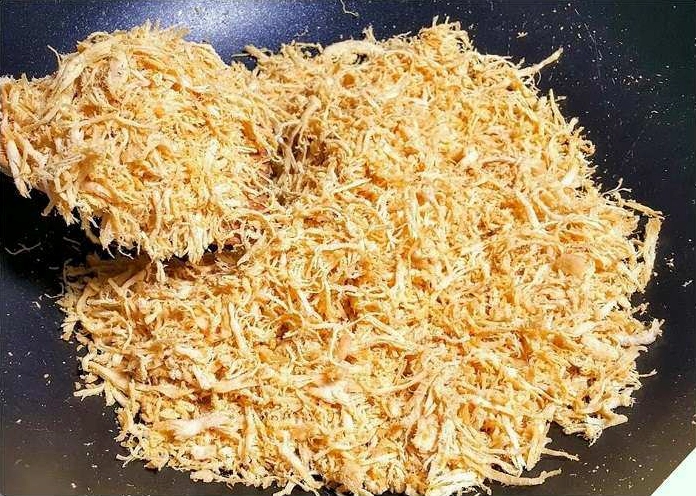 Xào ruốc lần 2 cho khô